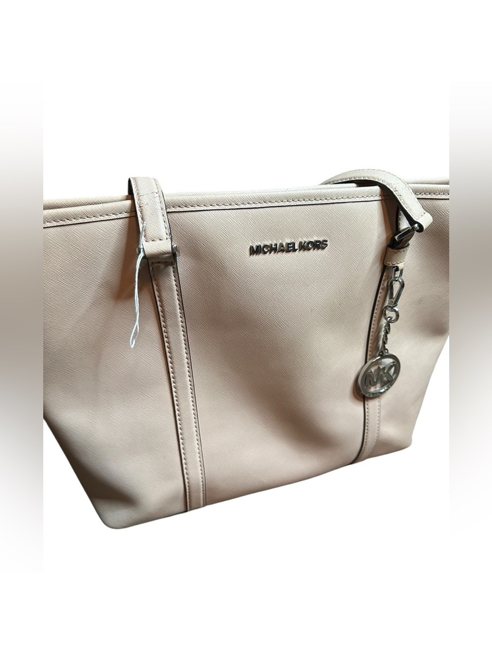 pink michael kors jet set tote